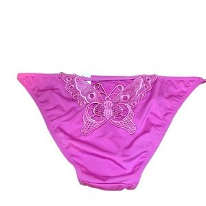True Rue Pink Butterfly Panties (L)